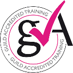 Guild accredited training logo. Guild accredited Beauty Courses in Enfield